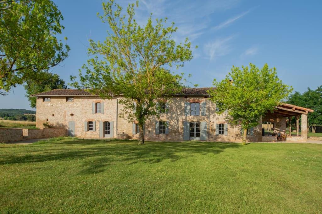L'Heritier, Maison Climatisee, 12Pers Avec Piscine Villa Marzens Exterior photo